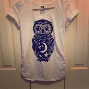 Owl maternity shirt